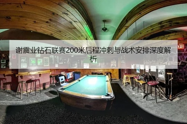 谢震业钻石联赛200米后程冲刺与战术安排深度解析